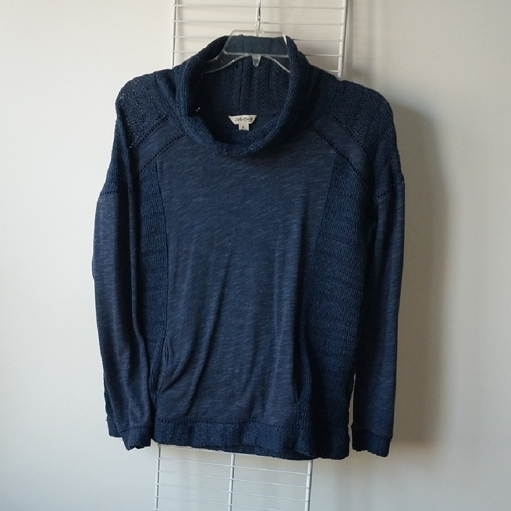 Lucky Brand Navy Knit Sweater